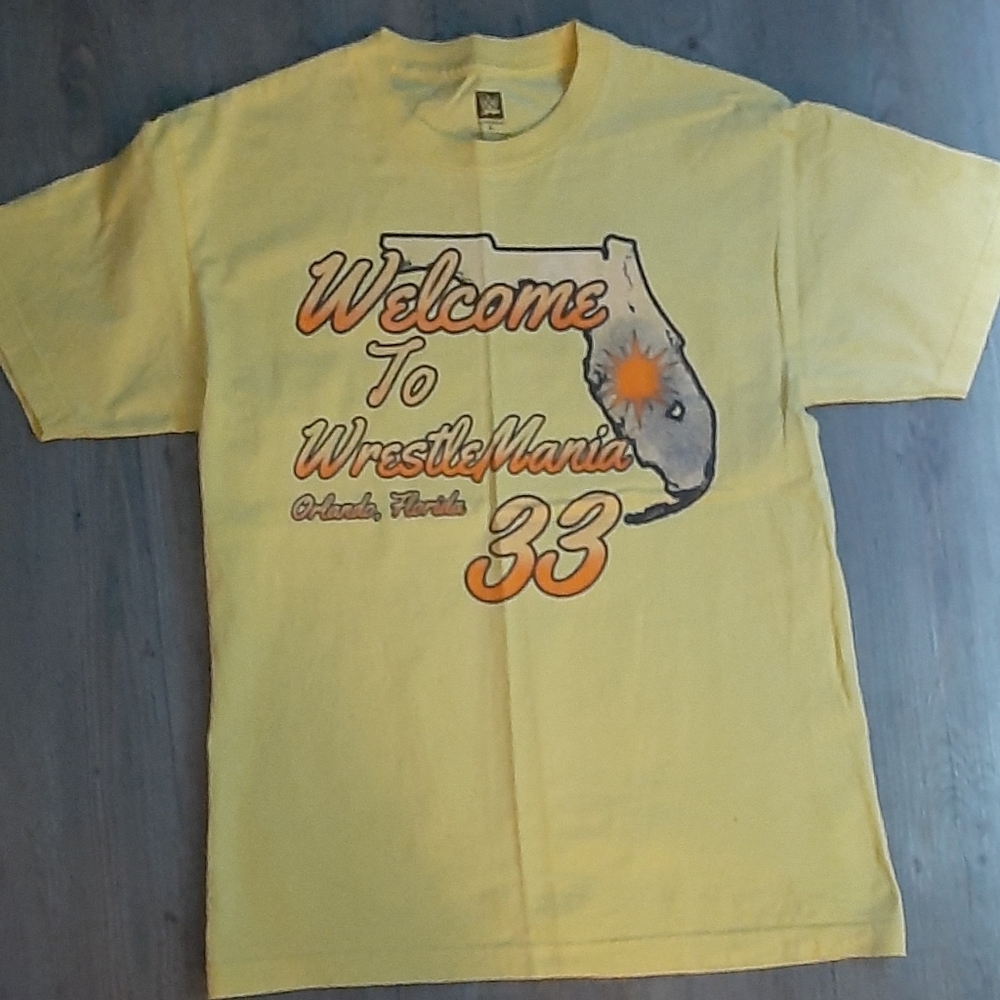 WWE Wrestlemania 33 Event Tee Shirt - Medium